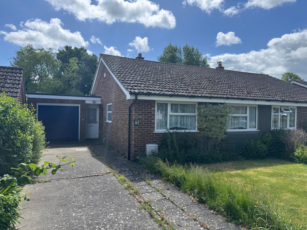 Lot: 142 - TWO-BEDROOM SEMI-DETACHED BUNGALOW WITH GARAGE - Front of bungalow